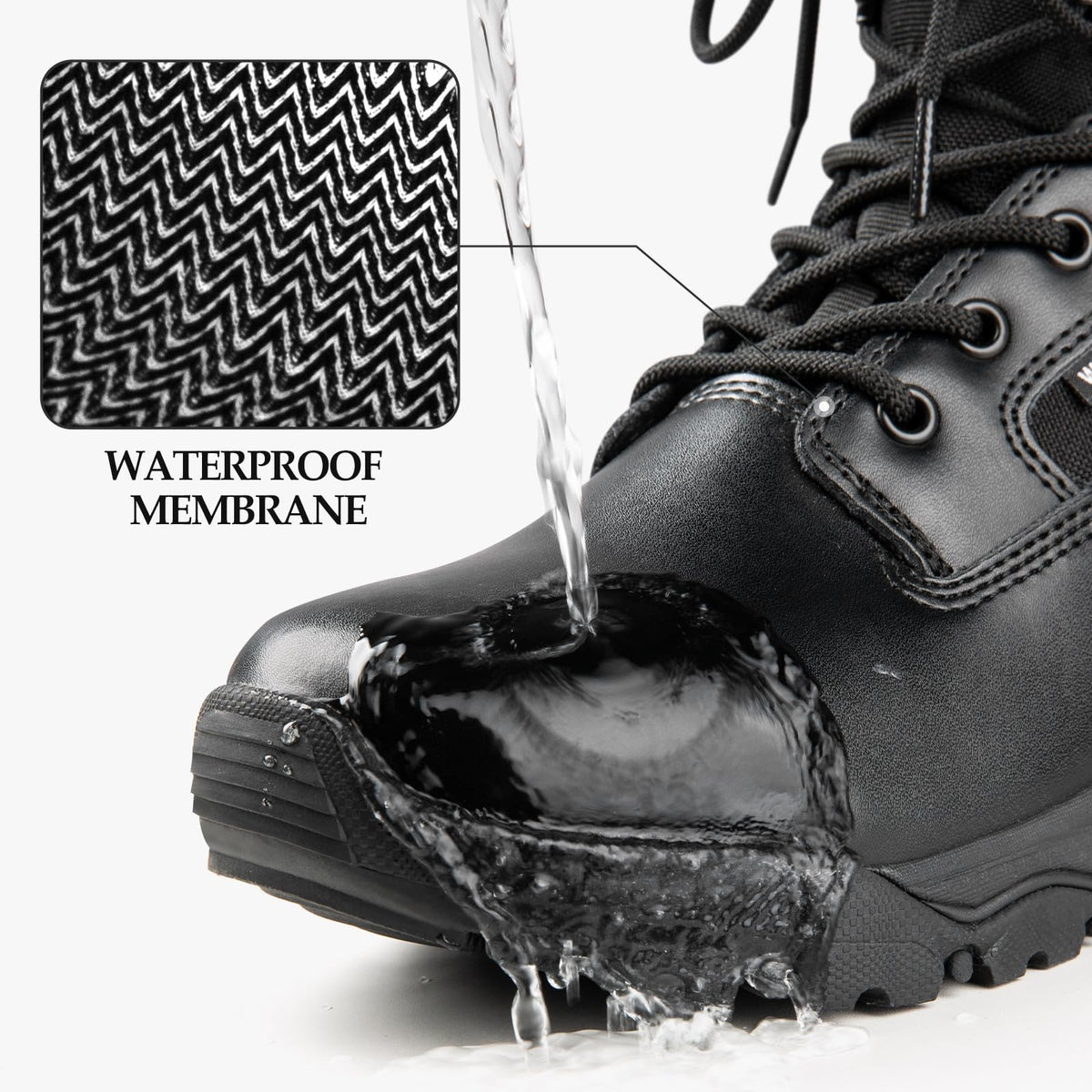 Lightweight Suede Leather Waterproof Work Boots N241