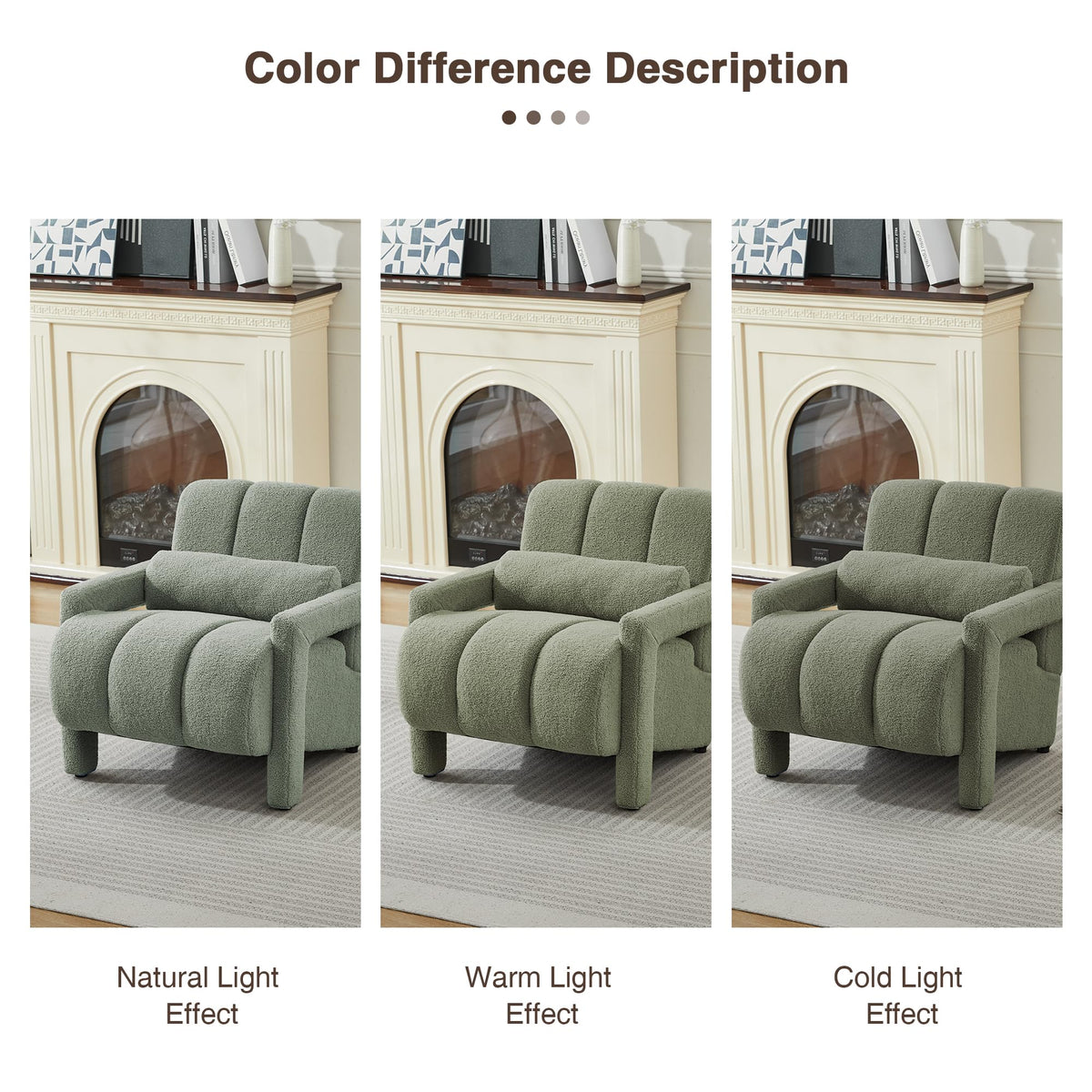 Green Accent Chair Set of 2 C3646