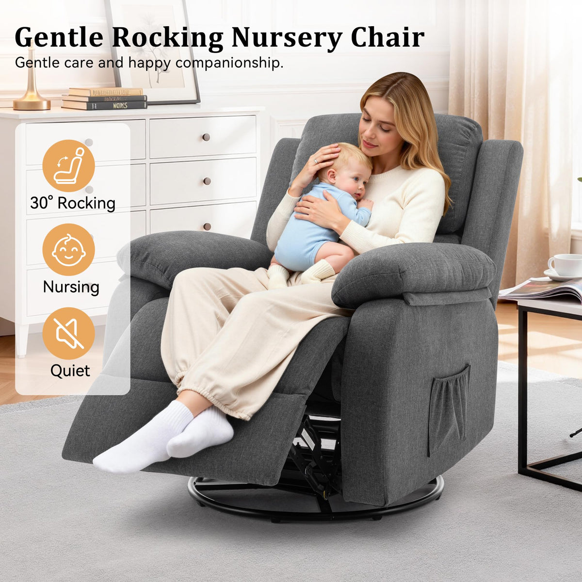 360 Swivel Rocker Recliner Chair J95680