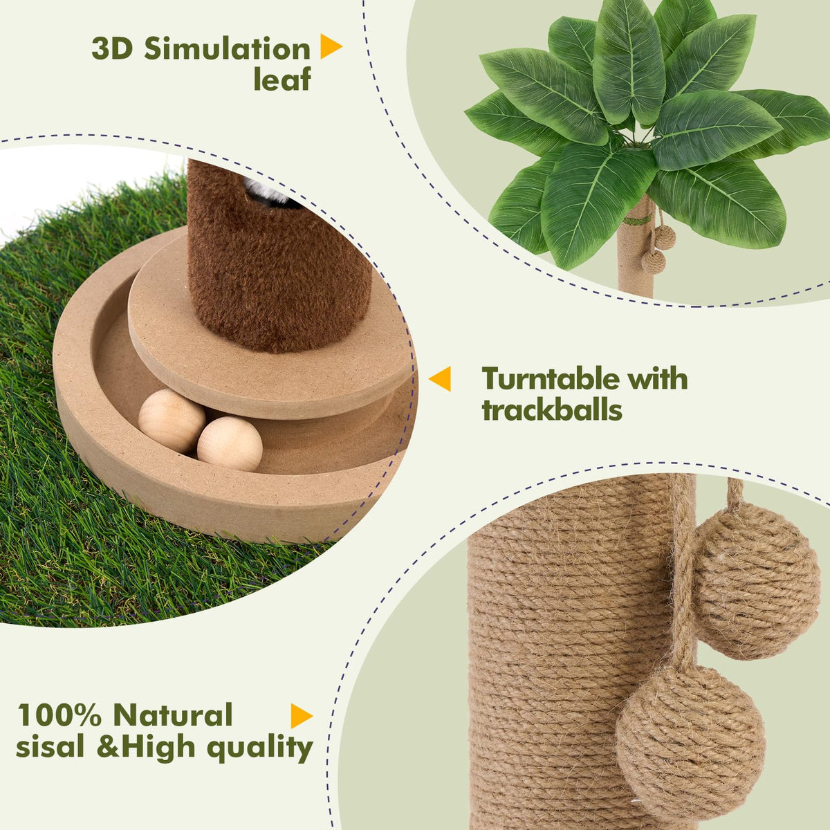 Tall Cat Scratching Post R81416