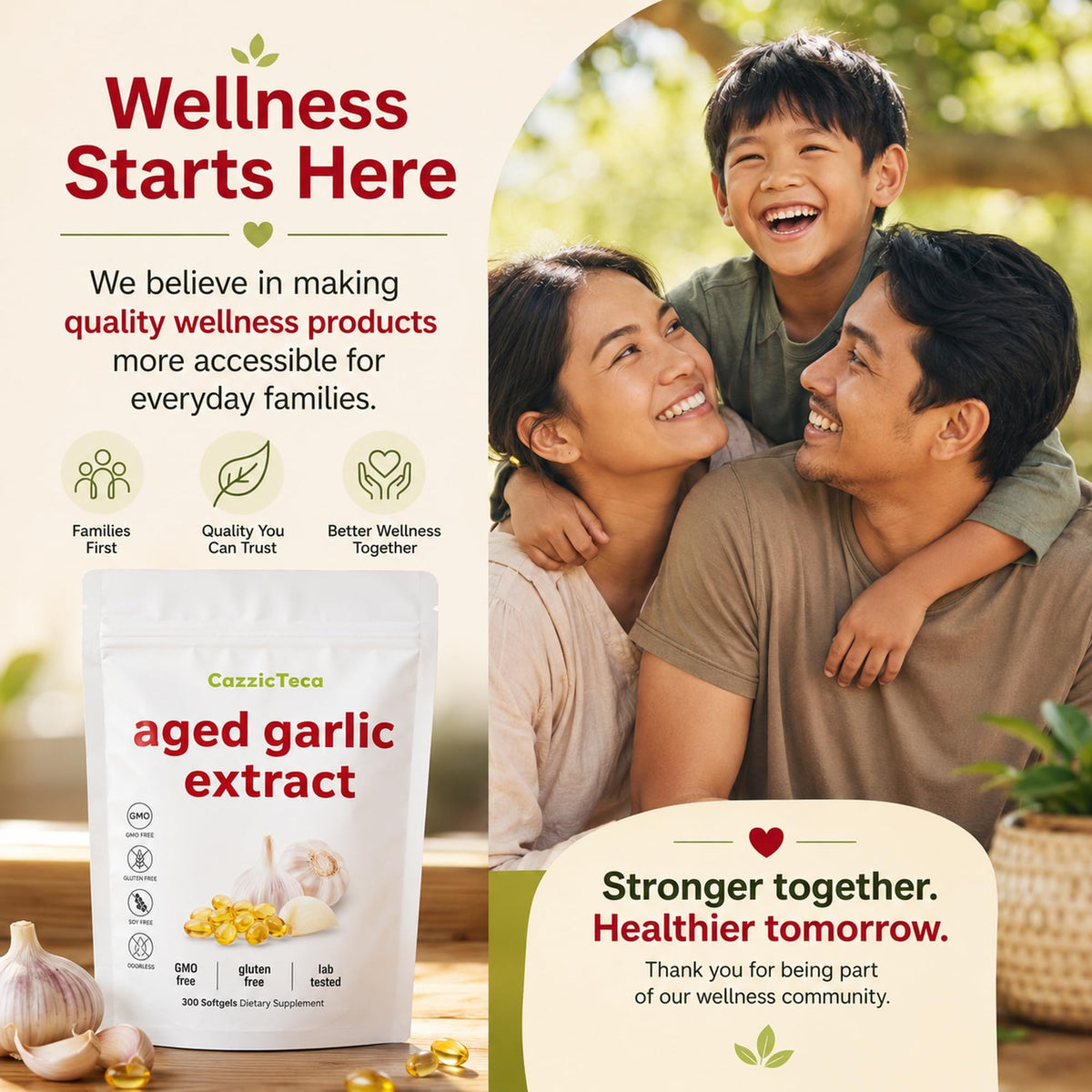 Odorless Organic Garlic Extract 7500mg 300 Softgels Q282
