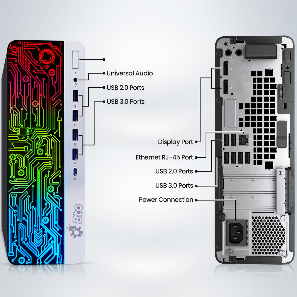 Intel Core i5 16GB DDR4 1TB SSD GT 1030 Gaming Desktop PC with 24 Inch Monitor G5090