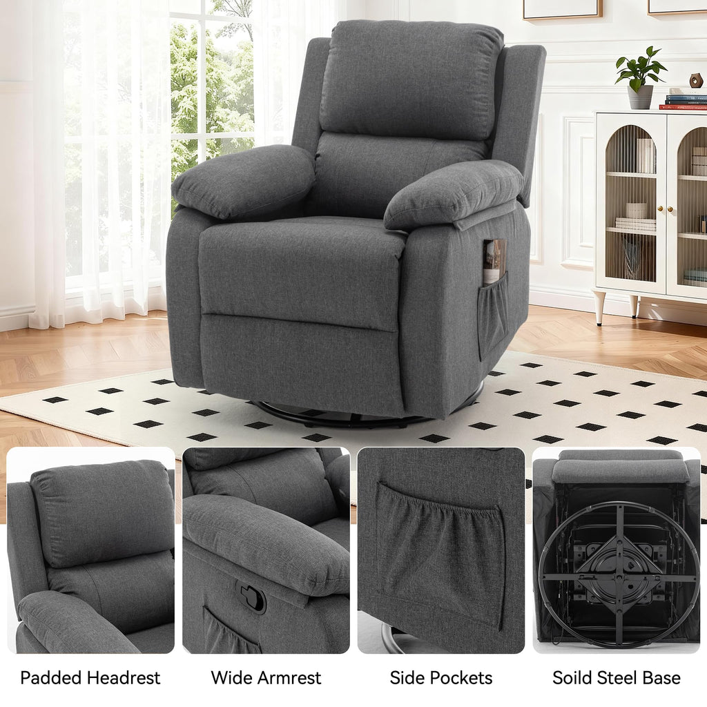 360 Swivel Rocker Recliner Chair J95680
