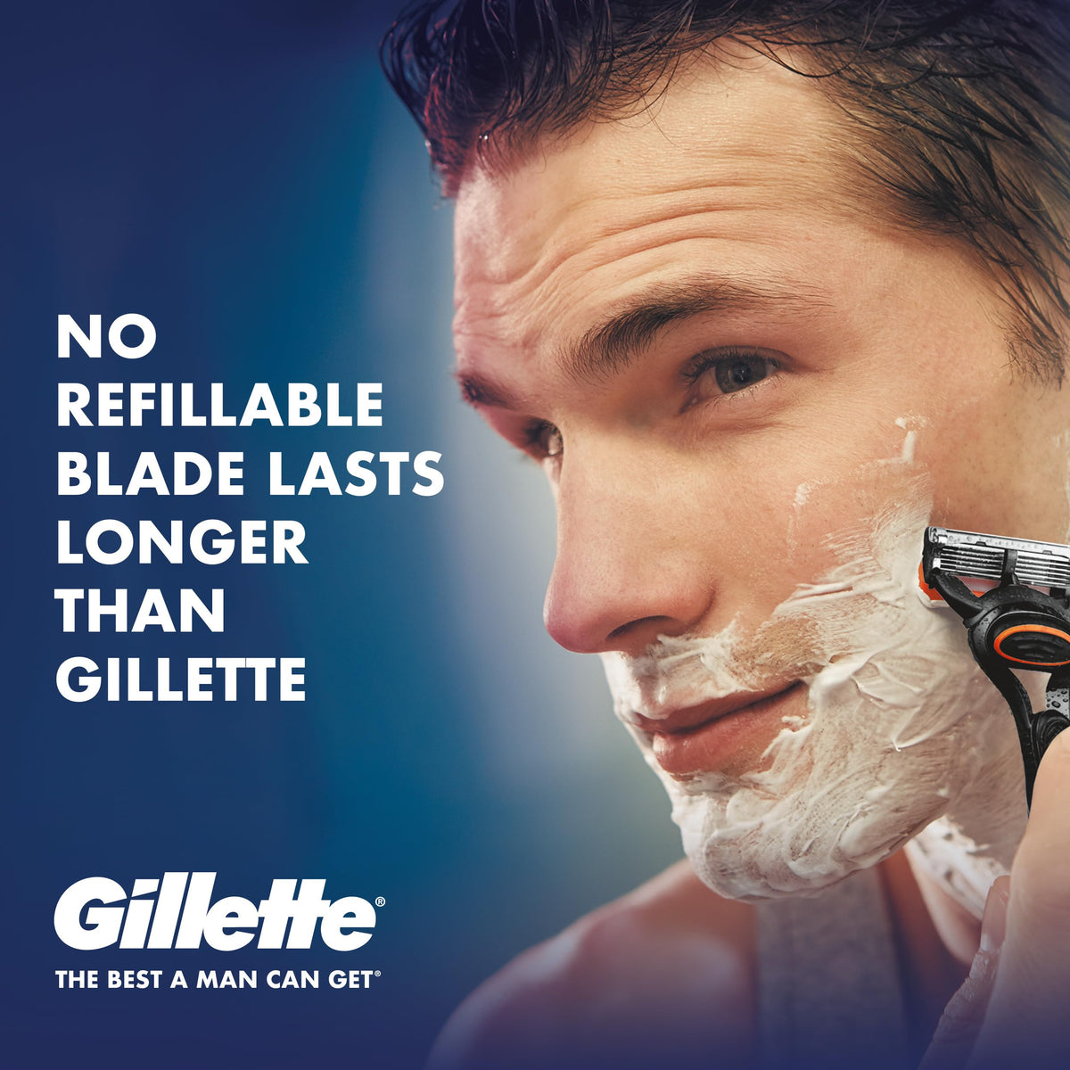Razor Handle + 2 Razor Blade Refills E625