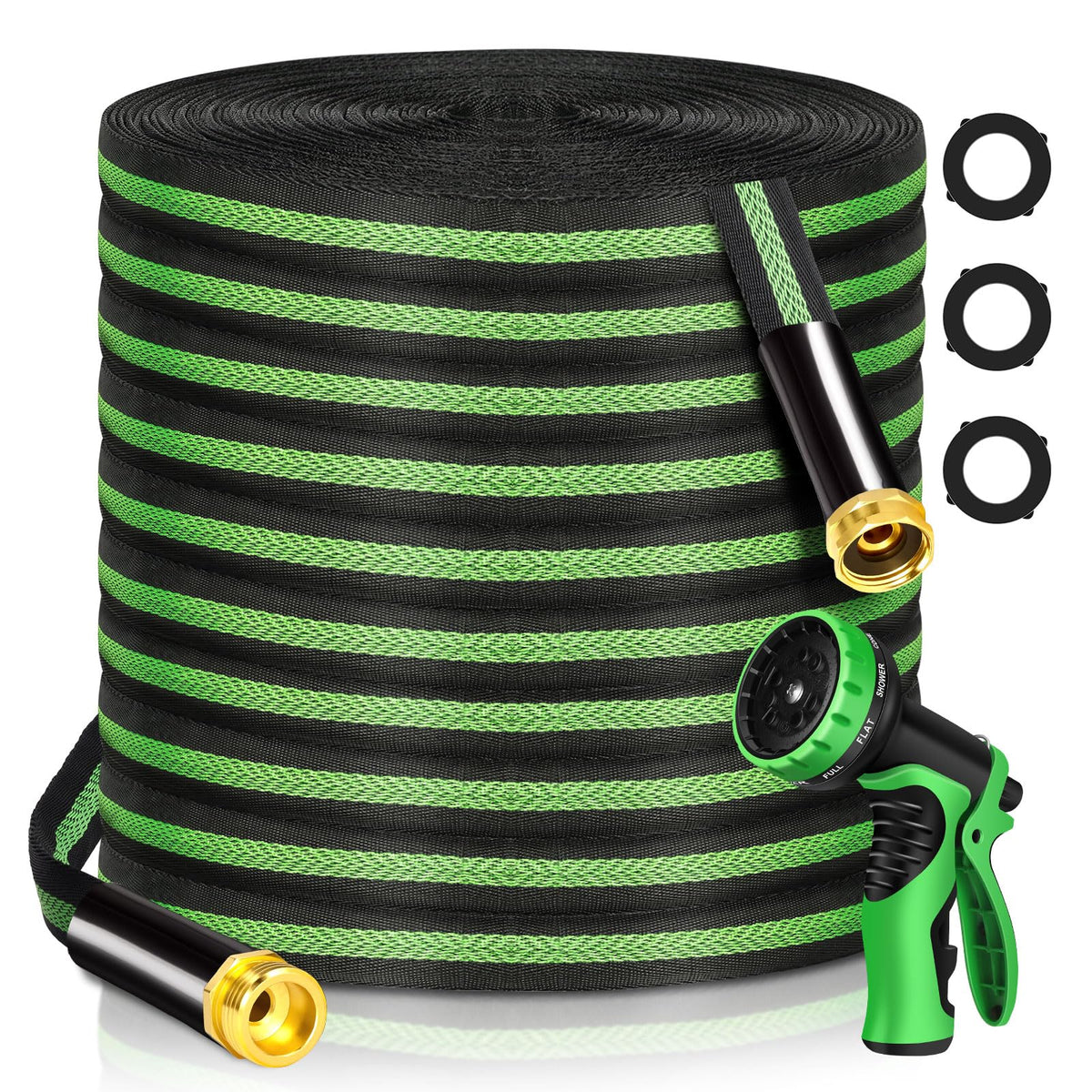 100 ft Flexible Non-Expanding Kink Free Garden Hose D436