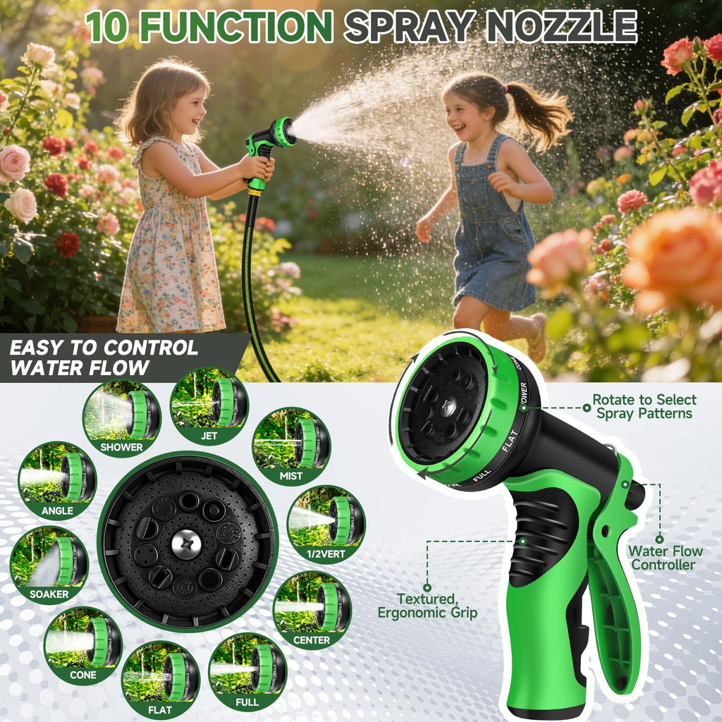 100 ft Flexible Non-Expanding Kink Free Garden Hose D436