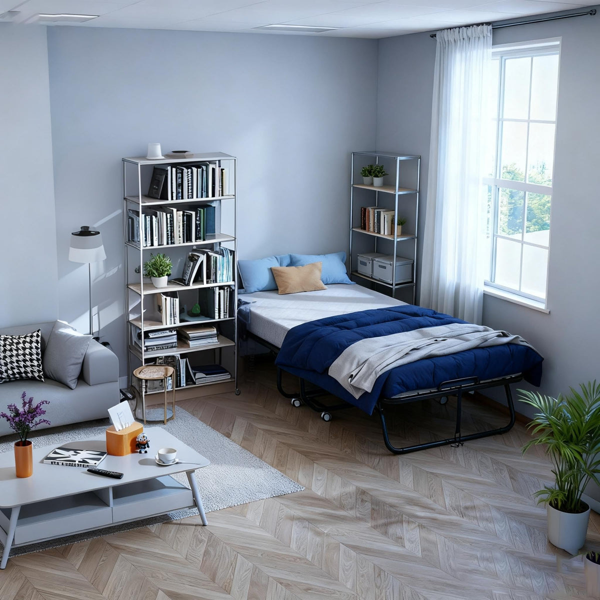 Folding Bed with Mattress X26410