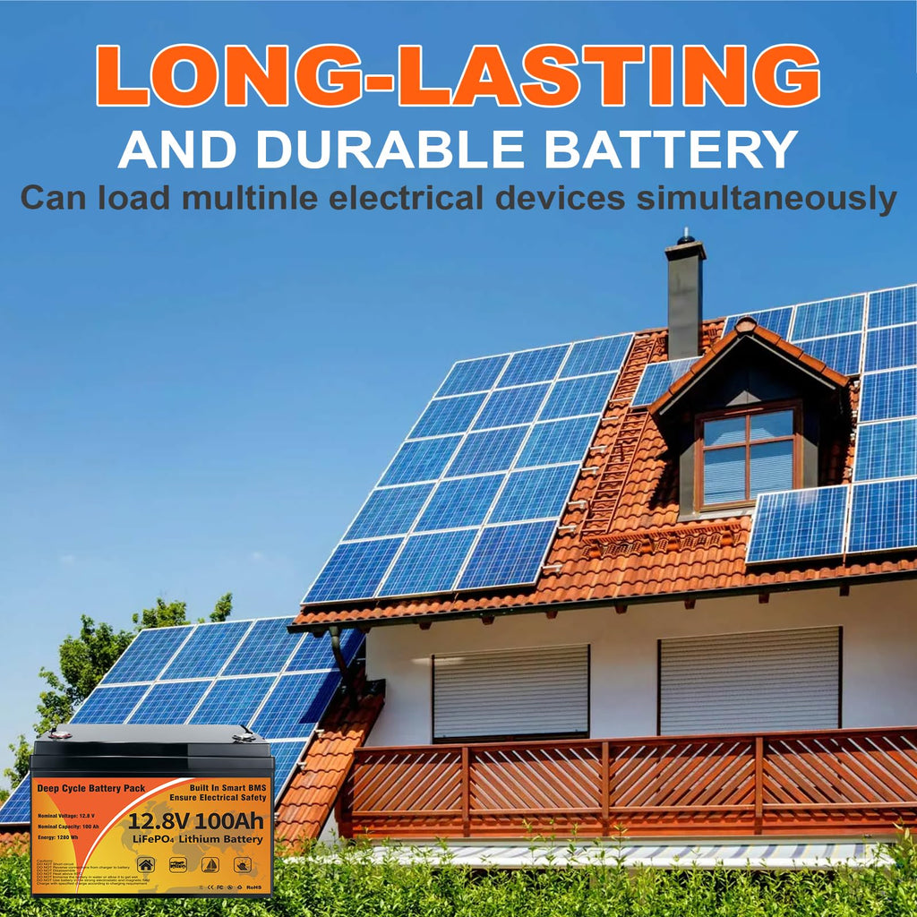 12V 100Ah LiFePO4 Deep Cycle Battery F95629