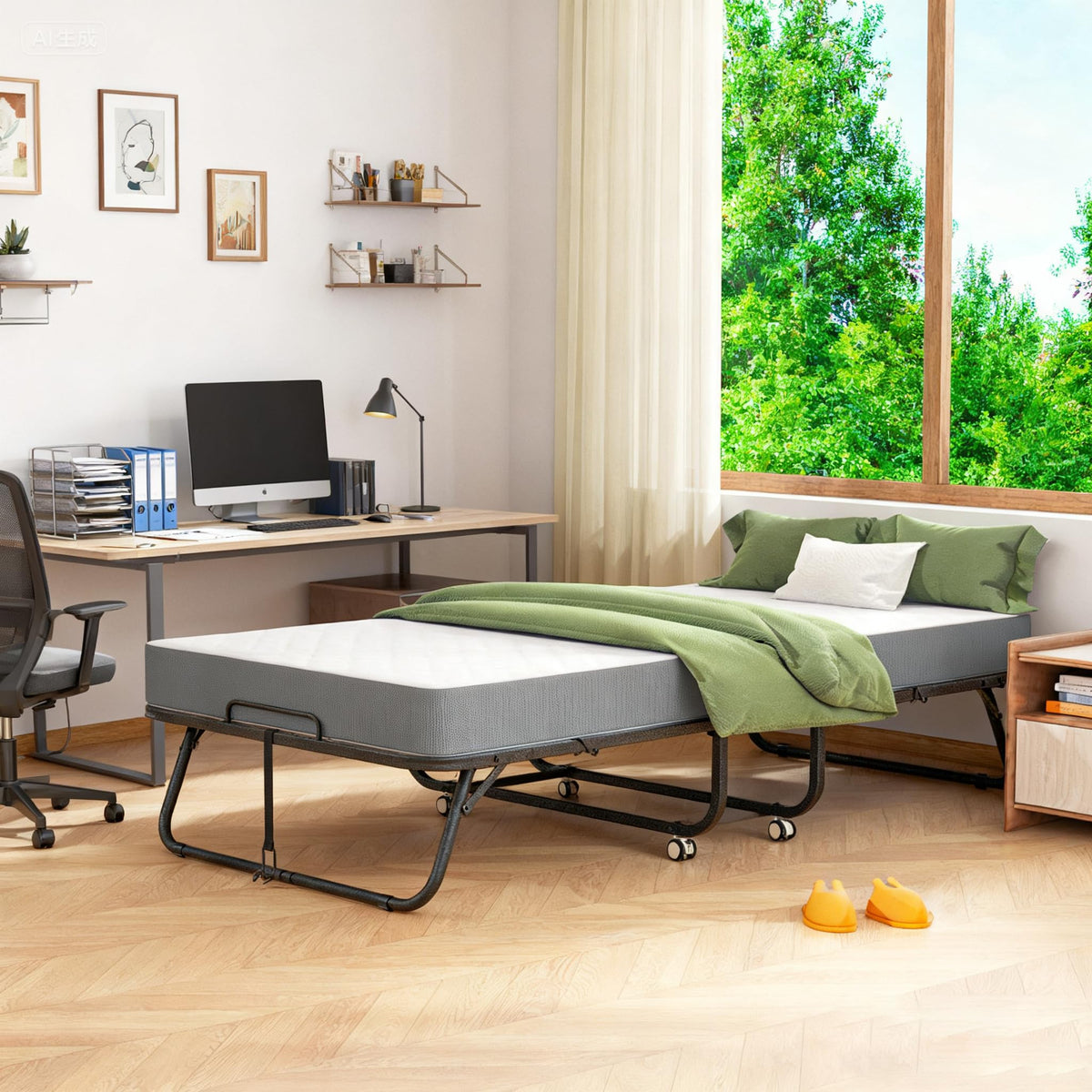 Folding Bed with Mattress X26410