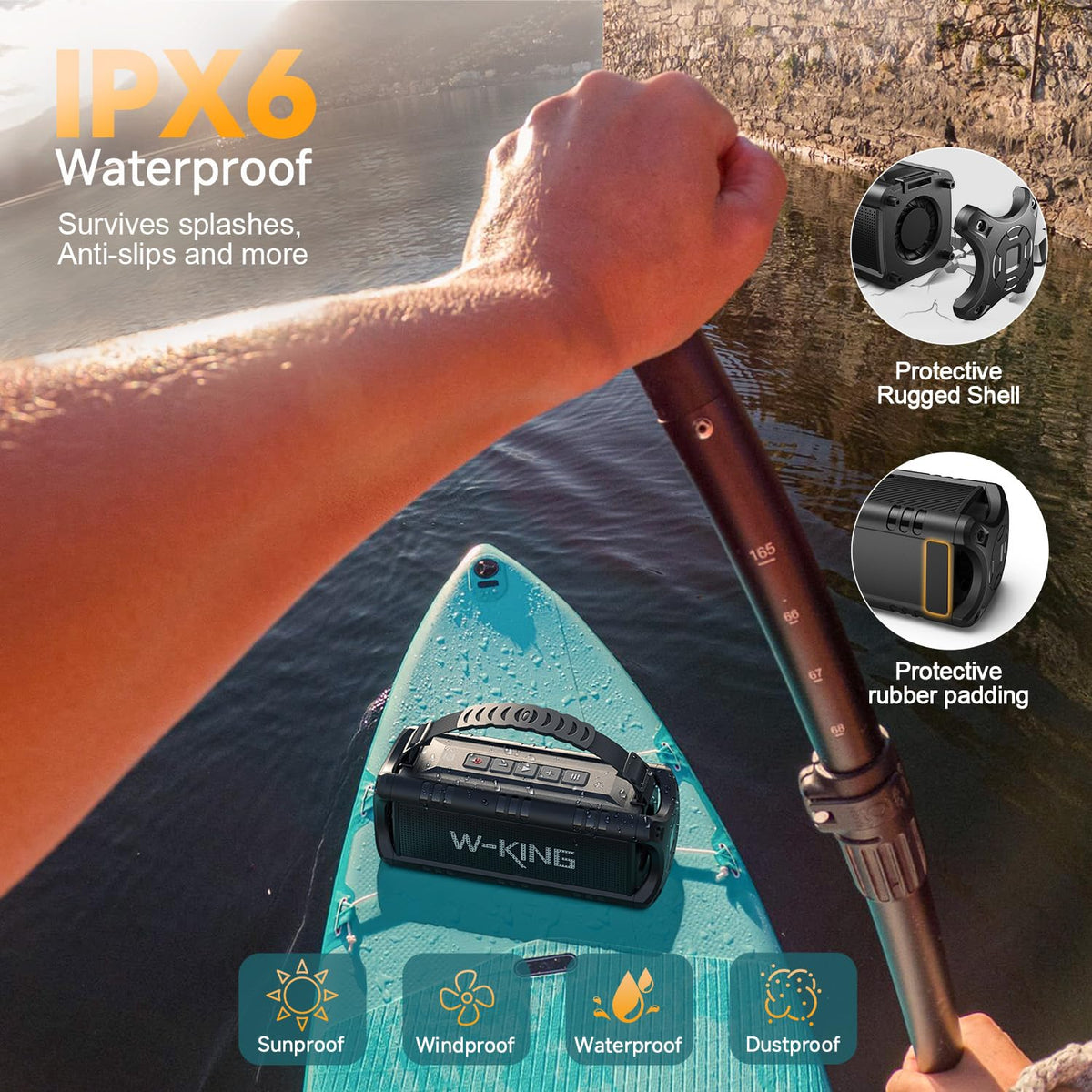 Portable Bluetooth Speaker 60W Waterproof H276
