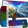 Intel Core i5 16GB DDR4 1TB SSD GT 1030 Gaming Desktop PC with 24 Inch Monitor G5090