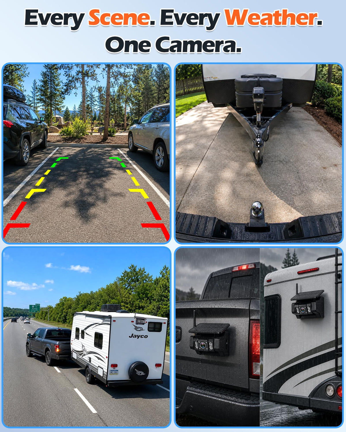 1080P Magnetic Wireless Backup Camera E259