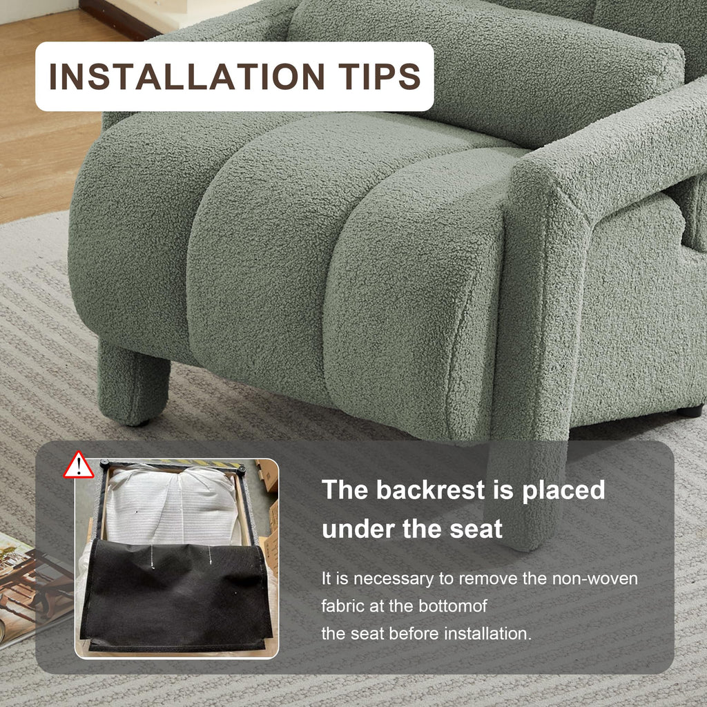 Green Accent Chair Set of 2 C3646