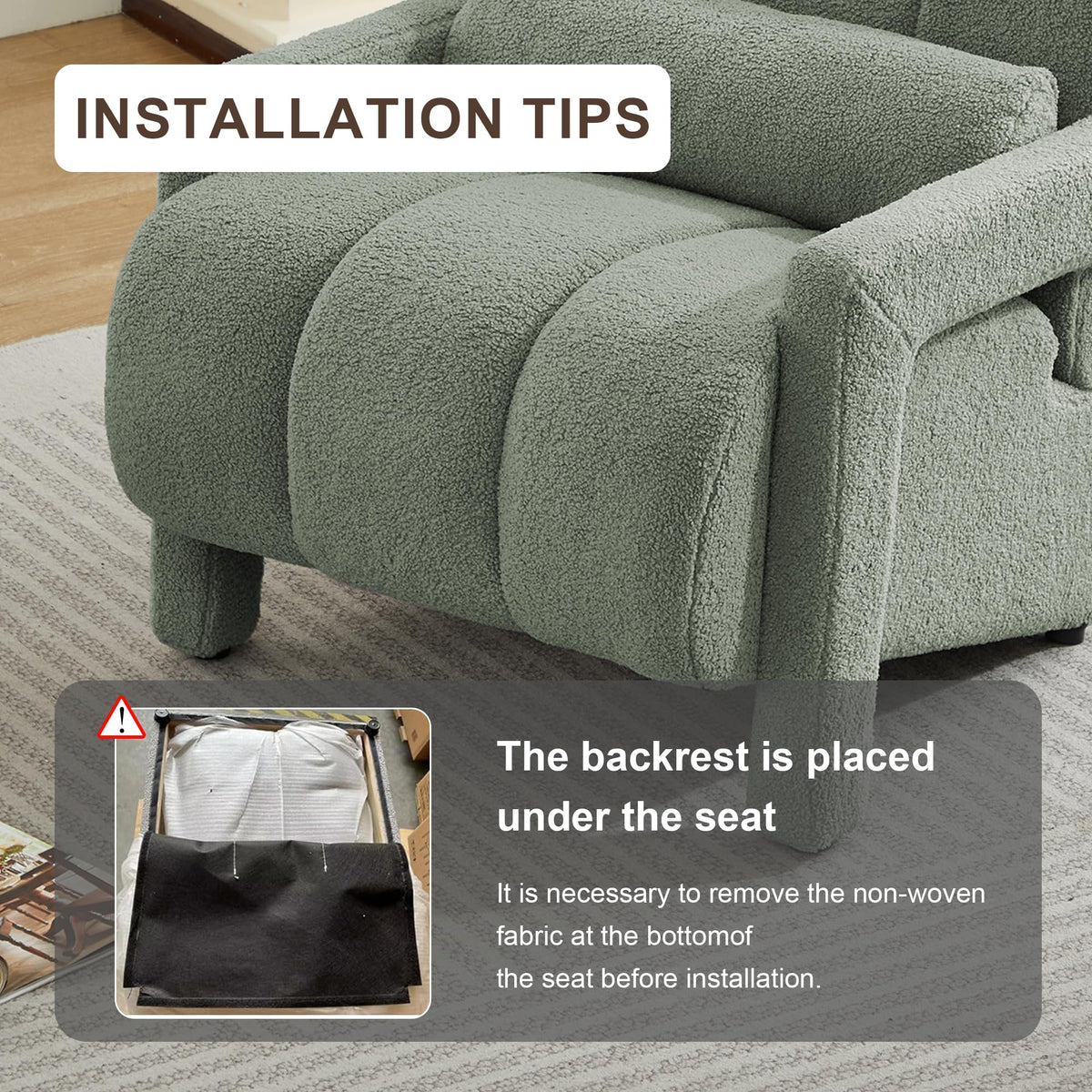 Green Accent Chair Set of 2 C3646