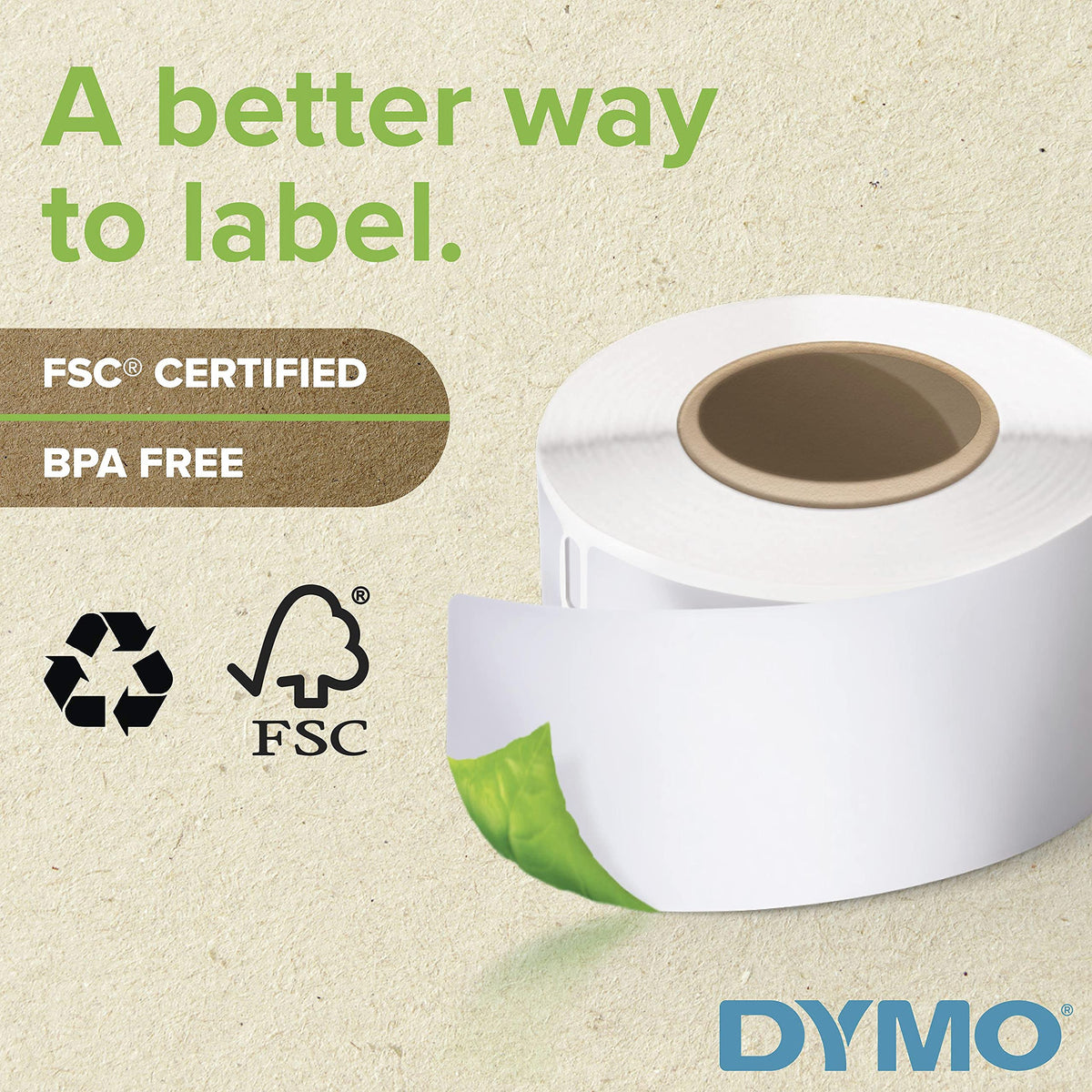White Shipping Labels 2-1/8" x 4" 6 Rolls I7954