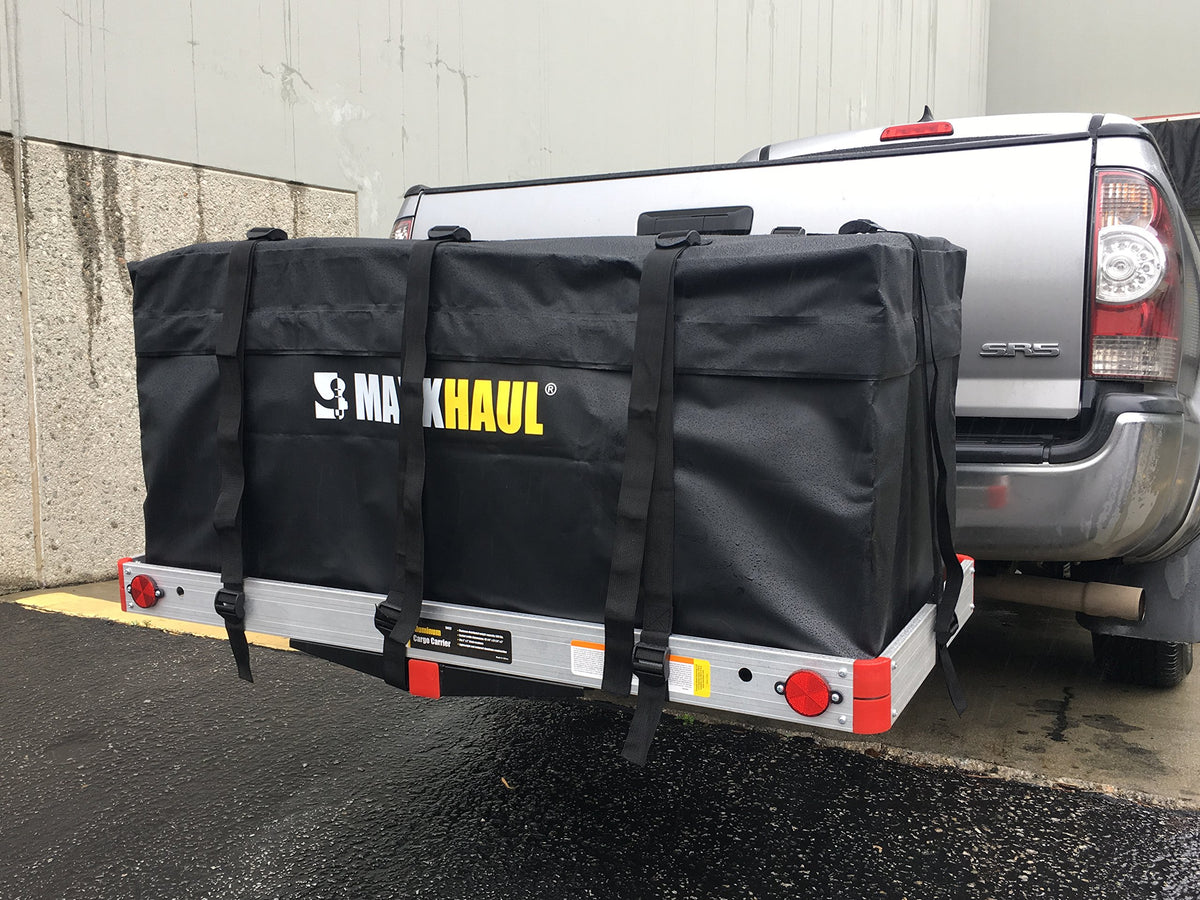 Aluminum Hitch Cargo Carrier with High Side Rails J9148