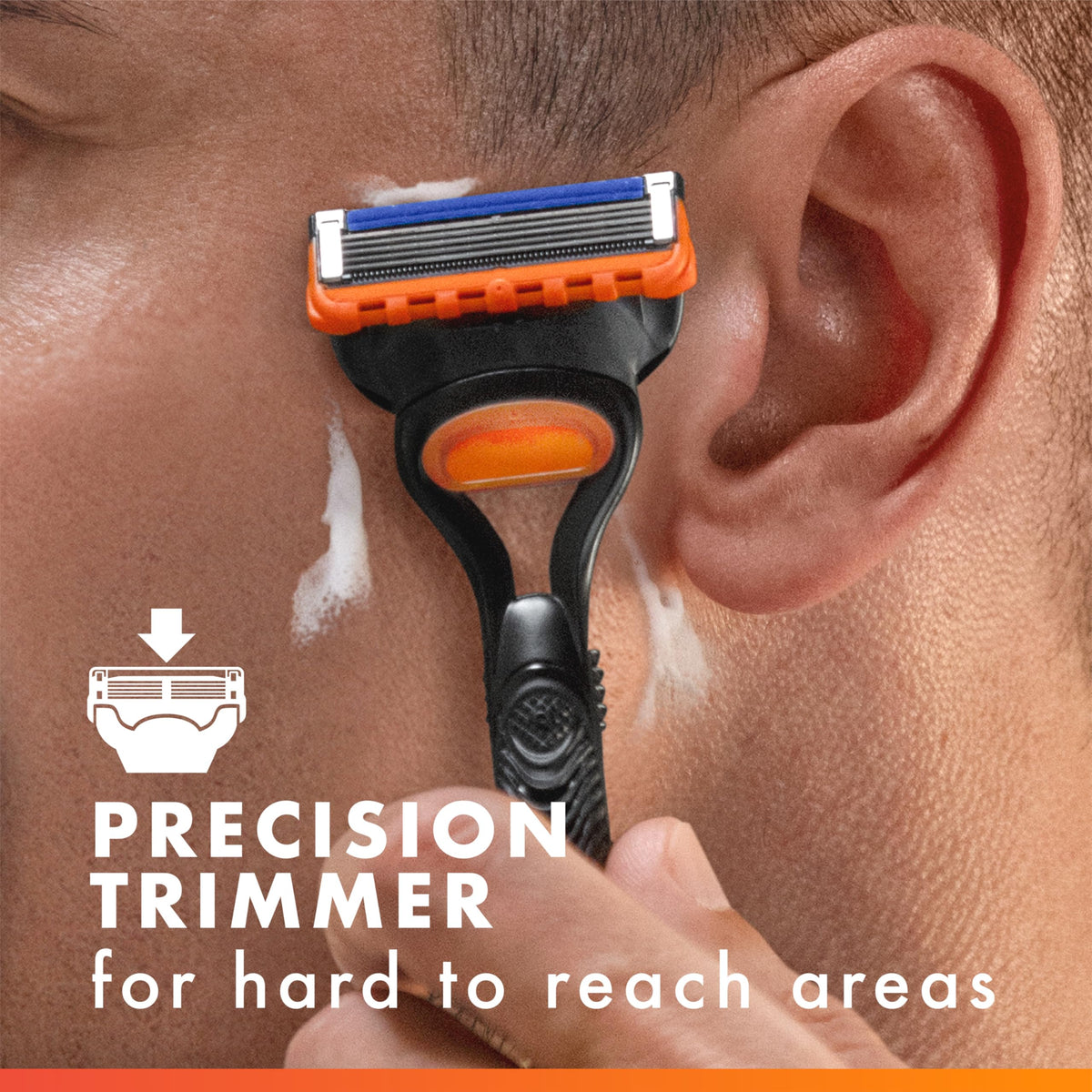Razor Handle + 2 Razor Blade Refills E625